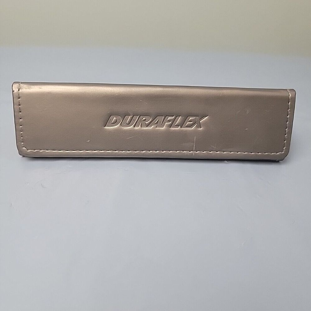 Duraflex Triangle Eyeglass Case Magnetic Close Gray‎
